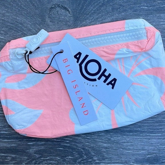 ALOHA Collection Handbags - Aloha Collection Mini Pouch, Waipi’o, melon